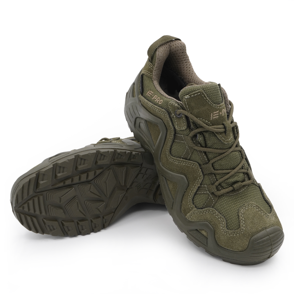 Мужские полуботинки E-PRO Спешиал Лоу КЕВЛАР арт. 101 зеленые / E-PRO Special low KEVLAR 101 range green Мужские полуботинки E-PRO Спешиал Лоу КЕВЛАР арт. 101 зеленые / E-PRO Special low KEVLAR 101 range green