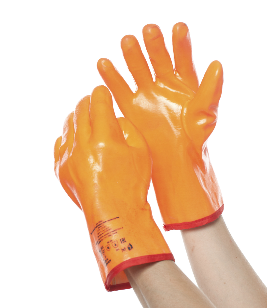 Перчатки морозостойкие с полимерным покрытием (длинная крага) Перчатки морозостойкие с полимерным покрытием (длинная крага)