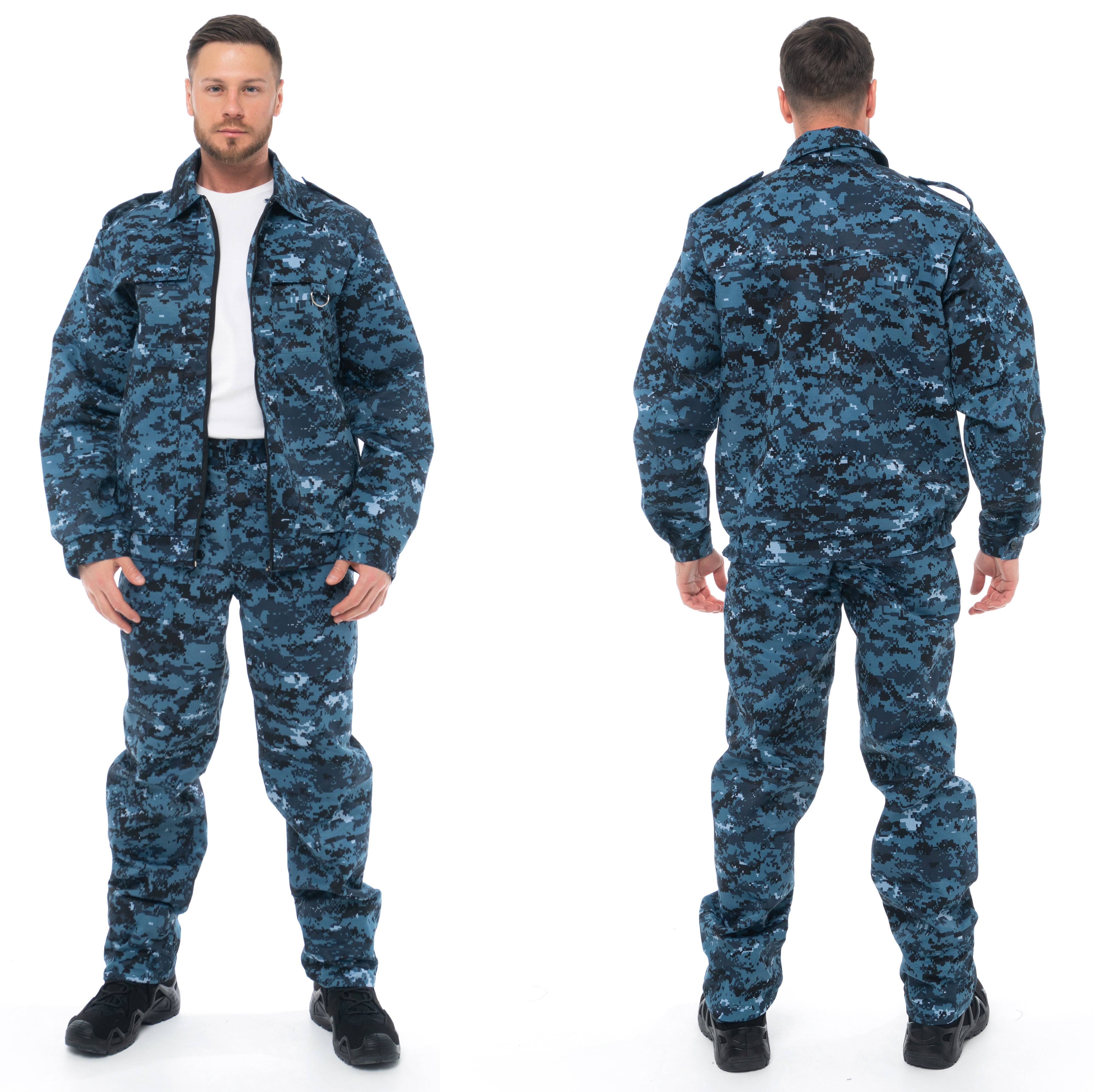 Костюм «ОХРАННИК» КМФ цифра серая Костюм «ОХРАННИК» КМФ цифра серая