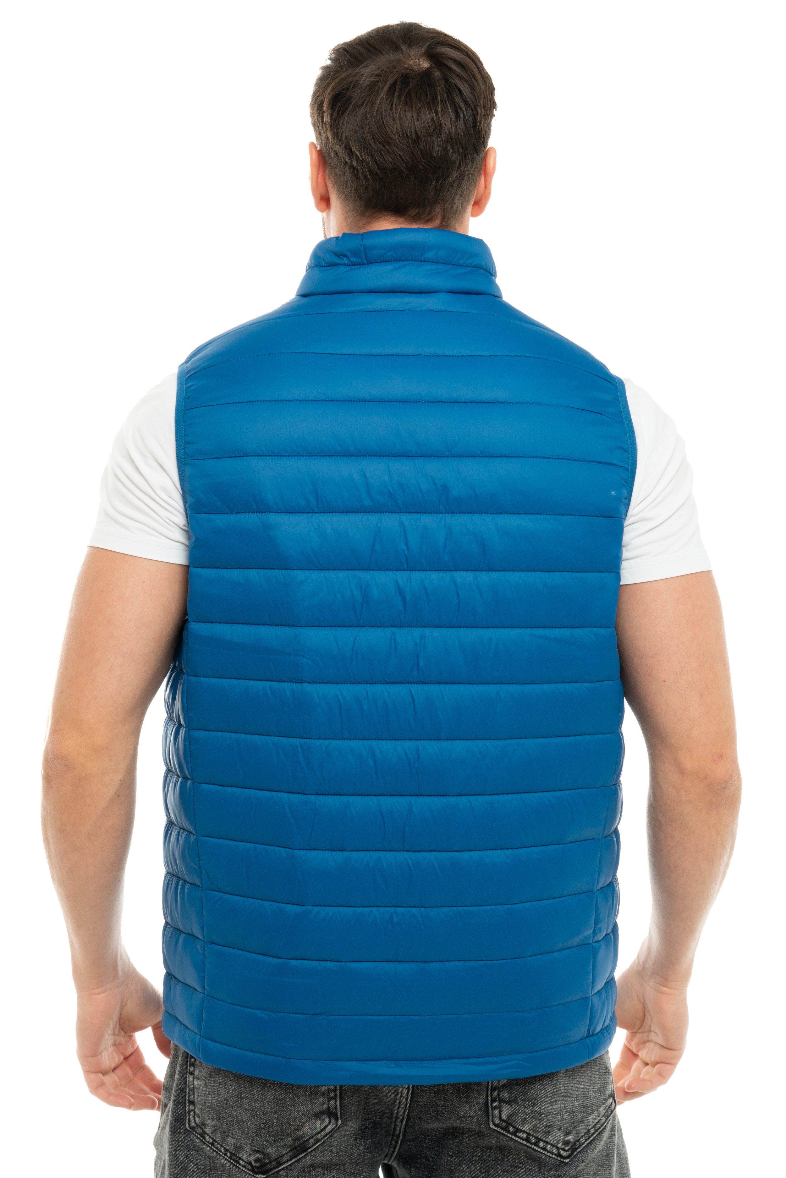 Жилет утепленный арт. J-01 цв. васильковый/лимонный Жилет утепленный арт. J-01 цв. васильковый/лимонный